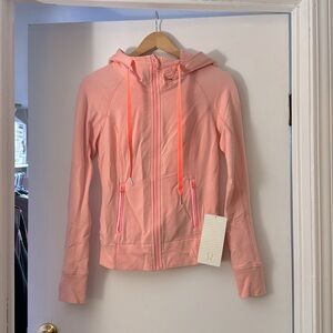 Lulu lemon cowl neck zip up hoodie